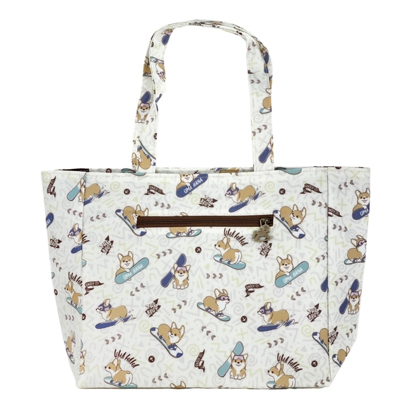 Waterproof Corgi Medium Tote Shoulder Handbag - Picture 2 of 12